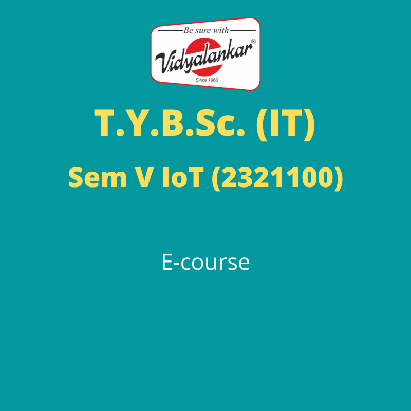Internet of Things (IOT) Sem V