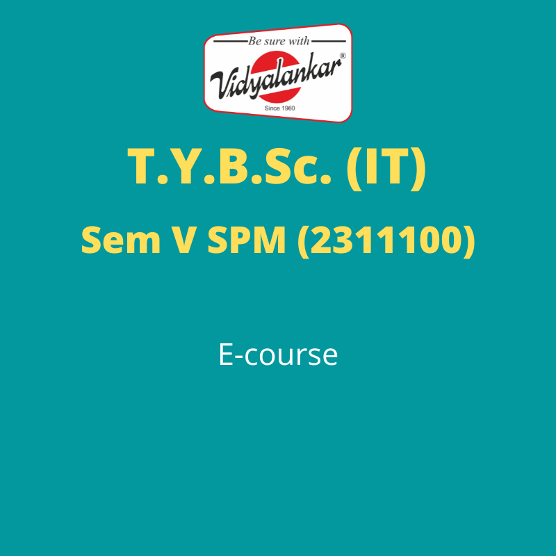 Software Project Management (SPM) Sem V