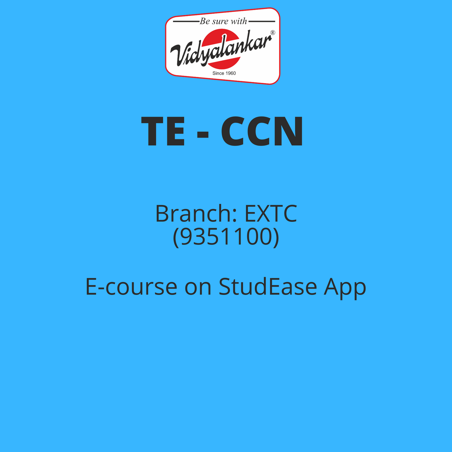 Computer Communication Networks (CCN)