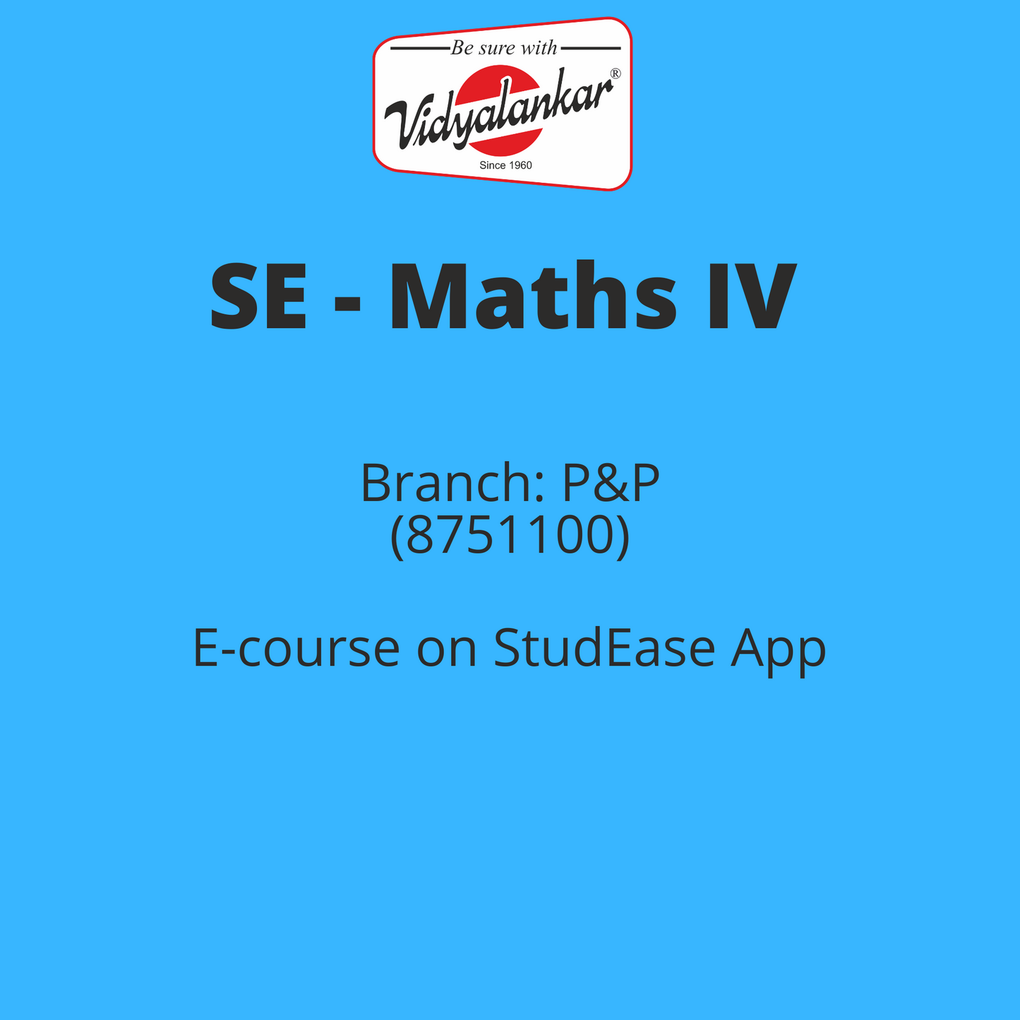 Engineering Mathematics-IV - P&P
