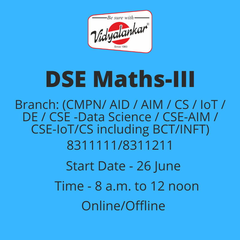 DSE Maths-III  CMPN Group