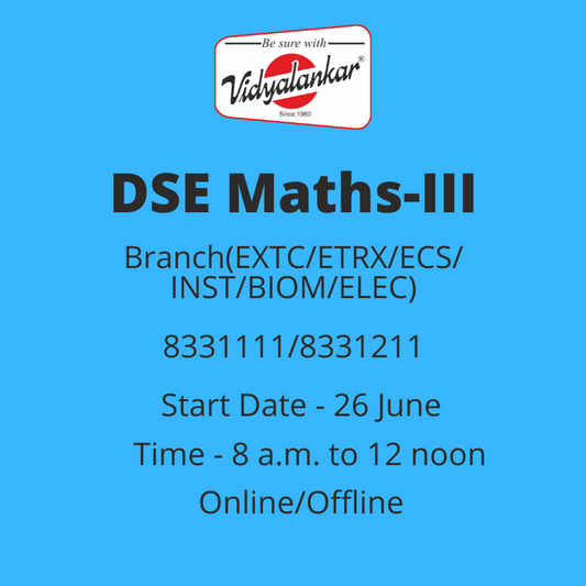 DSE Maths-III ETRX Group