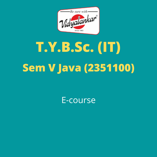 Enterprise Java (Java)  Sem V