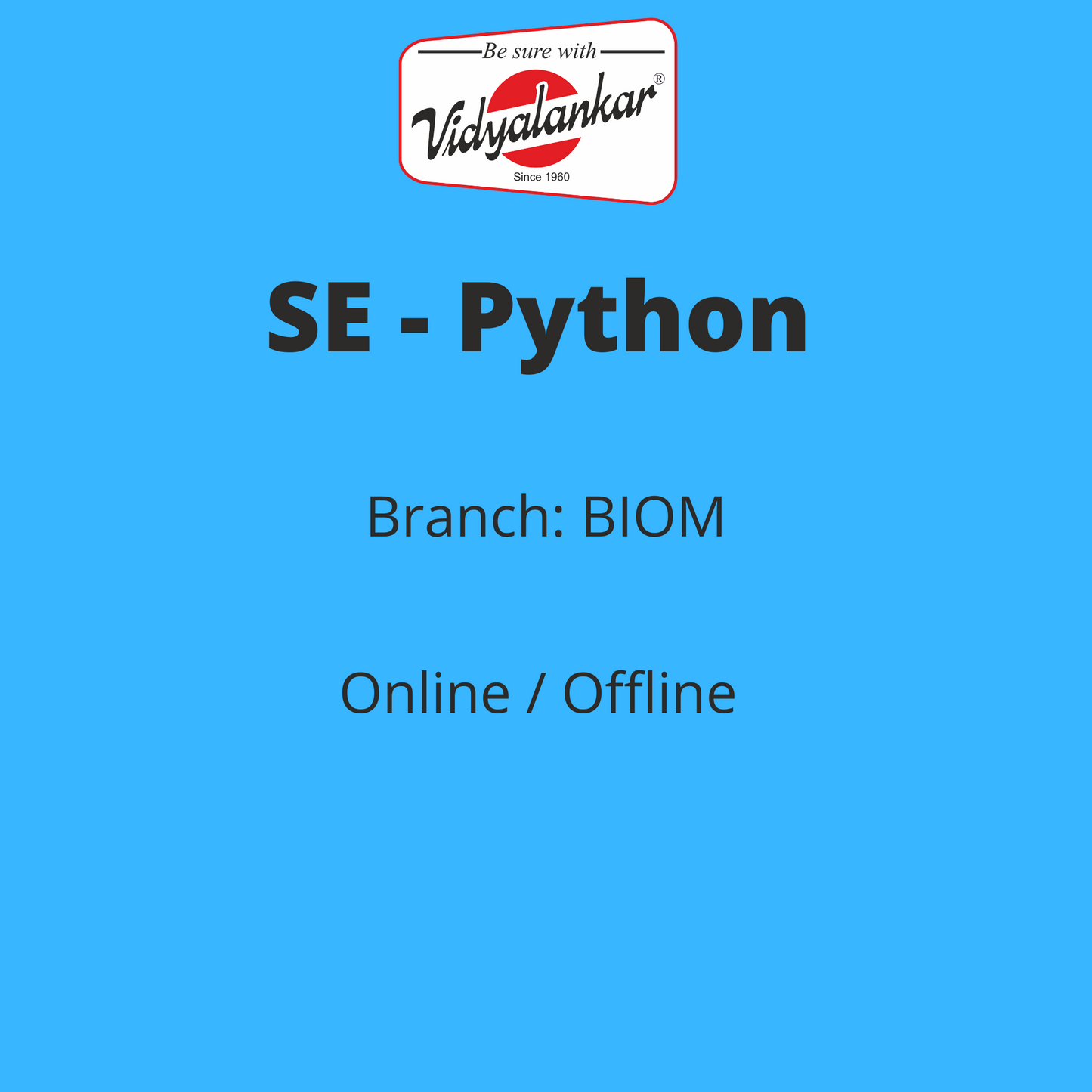 Python Programming - BIOM