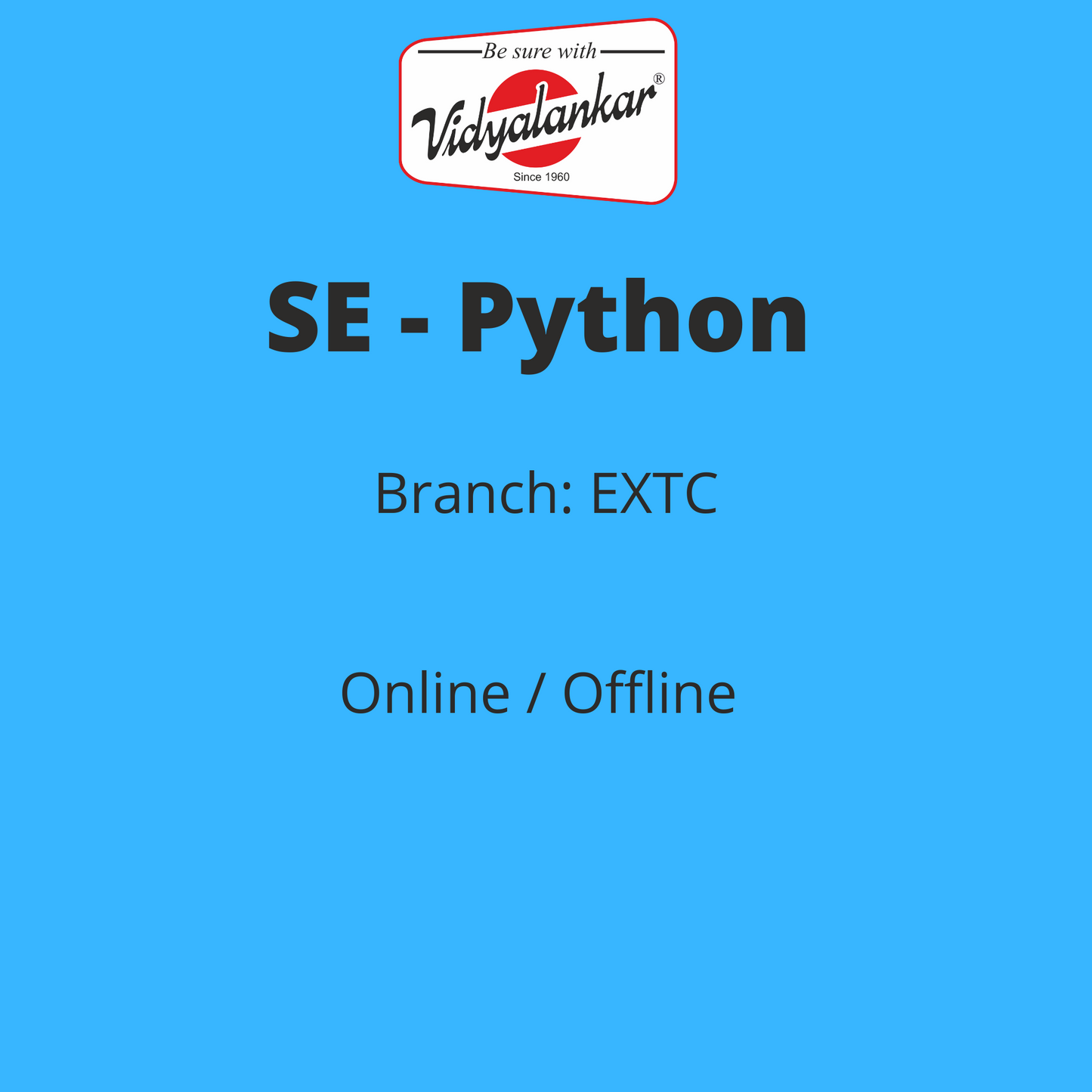 Python Programming  - EXTC