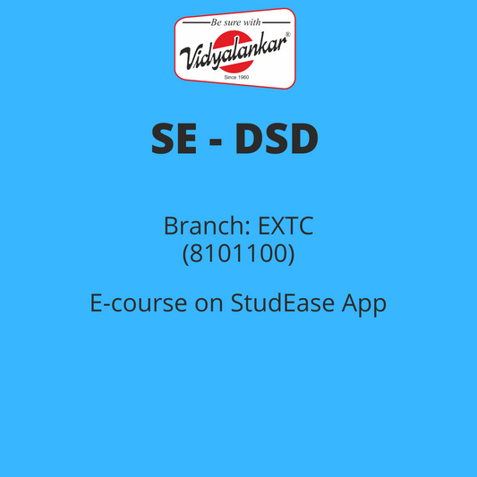 Digital System Design (DSD)  - EXTC