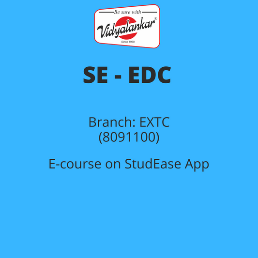Electronic Devices and Circuits (EDC)  - EXTC