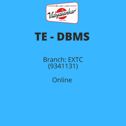 Database Management System (DBMS)